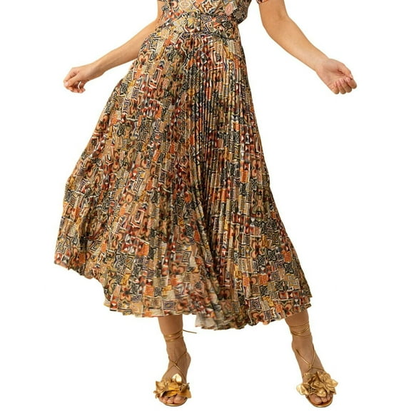 Hale Bob womens Aurelia Skirt, xs, Blue