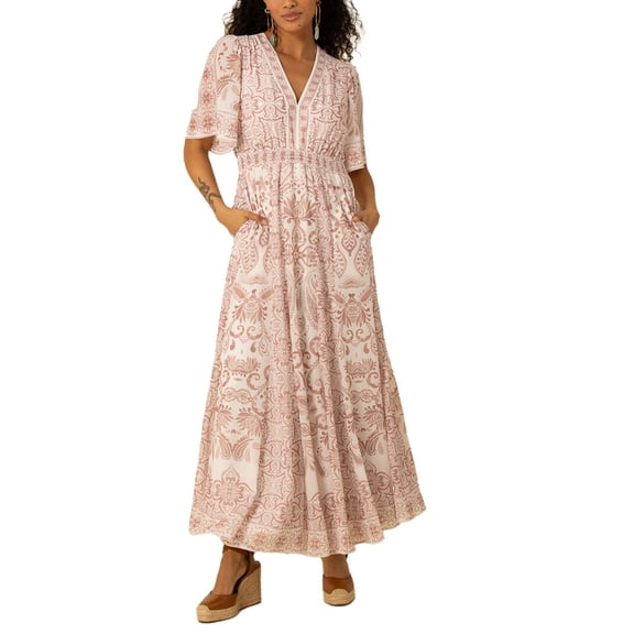 Hale Bob womens  Ellis Maxi Dress, l