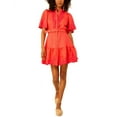 thumbnail image 1 of Hale Bob womens  Haven Linen Short Dress, xs, 1 of 3