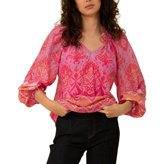 Hale Bob womens  Lilah Blouse, xs