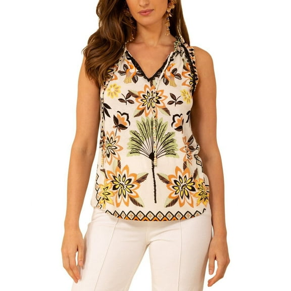 Hale Bob womens  Malia Blouse, xs