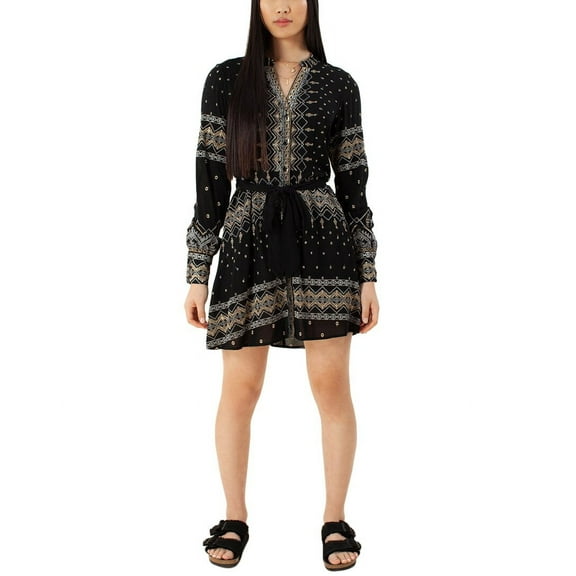 Hale Bob womens  Mini Dress, m, Black