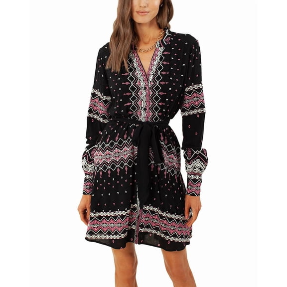 Hale Bob womens  Mini Dress, s, Pink