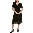 thumbnail image 1 of Hale Bob womens  Velvet Burnout Silk-Blend Dress, m, 1 of 3