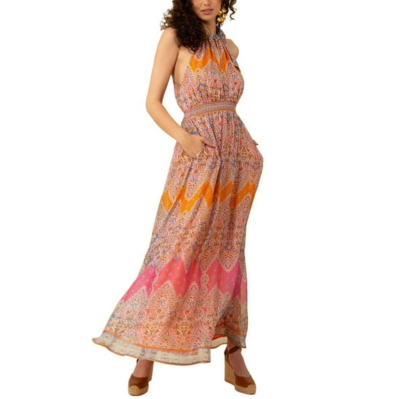 Hale Bob womens Vera Silk-Blend Dress, s