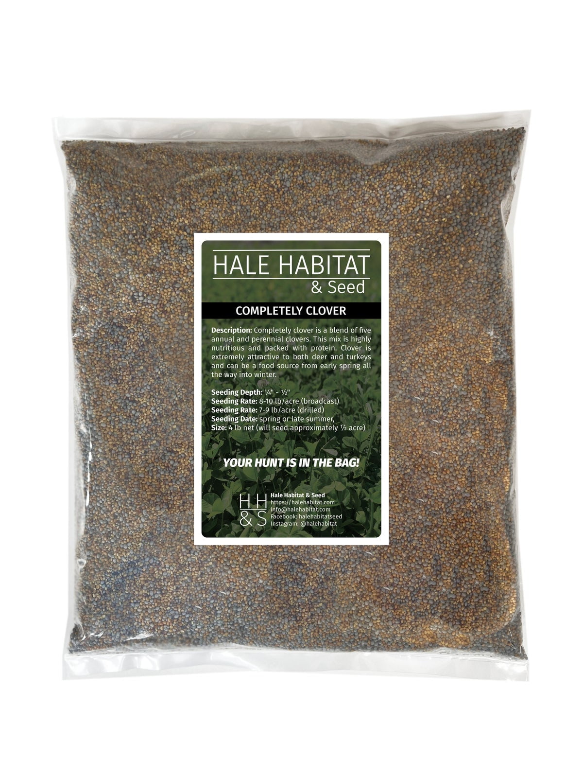 Hale Habitat & Seed Completely Clovers Food Plot Seed Mix, Perennial