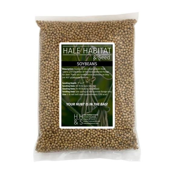 Hale Habitat & Seed Conventional Soybean Food Plot Seed, 5 lbs