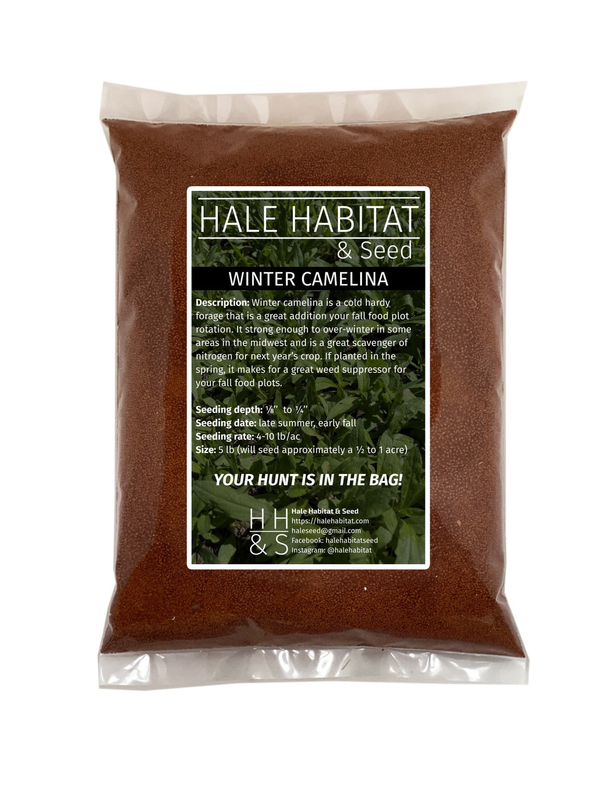 Hale Habitat & Seed Winter Camelina Food Plot Seed, 5 lbs