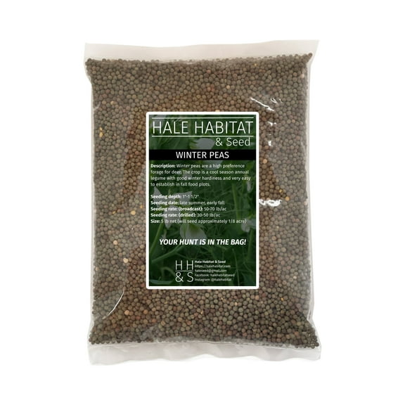 Hale Habitat & Seed Winter Pea Food Plot Seed, 5 lbs