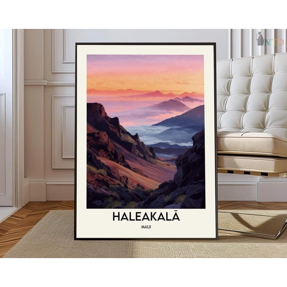 Haleakala Maui Volcano Poster Unframed Paper Print
