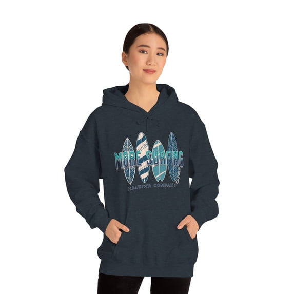 Haleiwa Co More Boards Hoodie Gildan Unisex Heavy Blend™ Hooded Sweatshirt