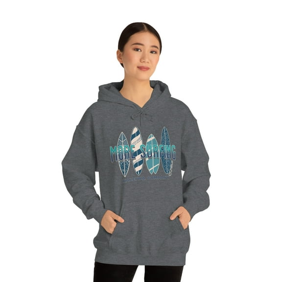 Haleiwa Co More Boards Hoodie Gildan Unisex Heavy Blend™ Hooded Sweatshirt