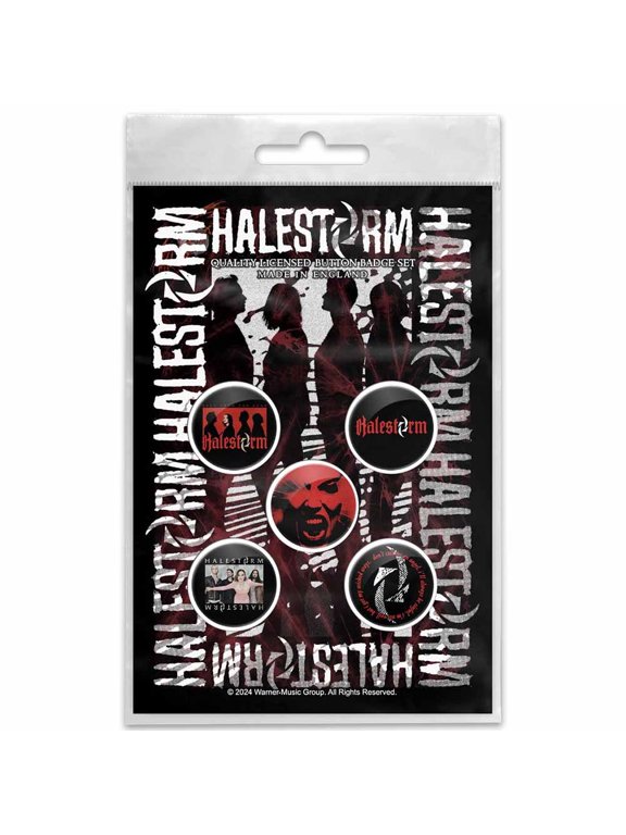 Halestorm Button Badge Set (Set of 5)