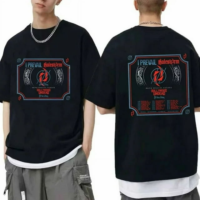 Halestorm and I Prevail 2024 Tour Shirt Halestorm Band Fan Shirt I