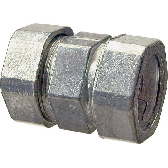 Halex 02415 Electrical Metallic Compression Coupling, Zinc Die Cast, 1-1/2-In. - Quantity 1