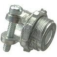 thumbnail image 1 of Halex 04205B Squeeze Connector, 1/2 in EMT, Flexible, Steel, 1 of 2
