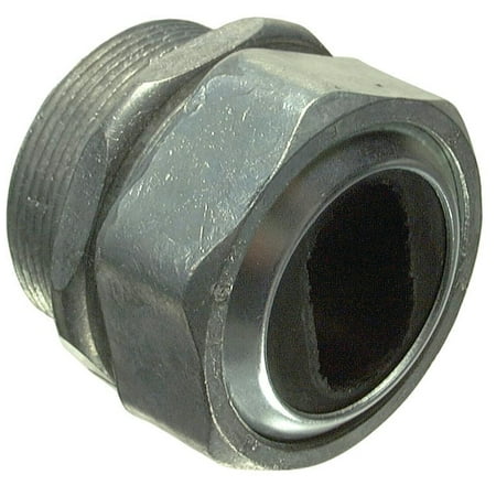 Halex 09215 Watertight Connector, 1-1/2 in Hub, Compression, Zinc