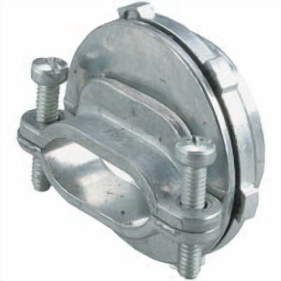 Halex/Scott Fetzer Clamp Box Connector 05315 - Die Cast Zinc, Twin Screws - 1-1/2 In