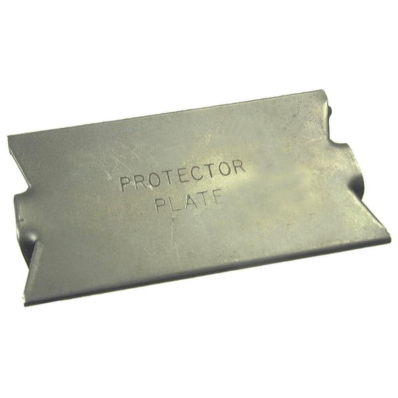 Halex Steel Nail Box Plate - Rust Resistant, Zinc-Plated - 1-1/2 In. x 5 In., 100 Pack