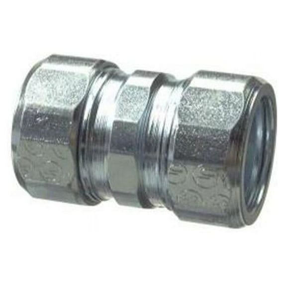Halex 63612 1-1/4 In. Galvanized Steel Rigid Compression Coupling