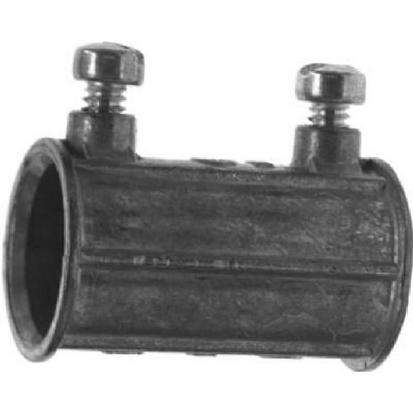 Halex 12207B Set Screw Couplings Electrical Metallic Tubing EMT Fitting Zinc Die Cast 25 Piece, 3/4"