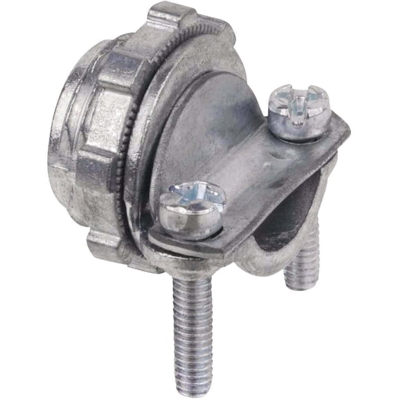 Halex Flexible Box Connector Die Cast-Zinc - 3/8 In, 5-Pack, Electrical Boxes Cable Connector