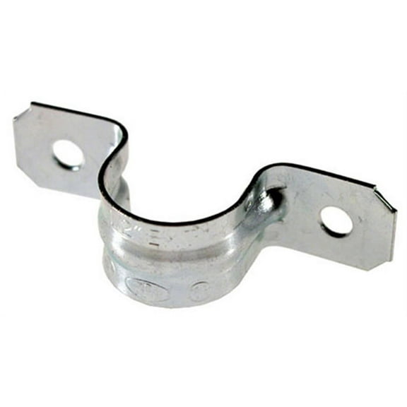 Halex Conduit Strap Electrical Metallic Tubing Strap - Steel, Galvanized - Size 1