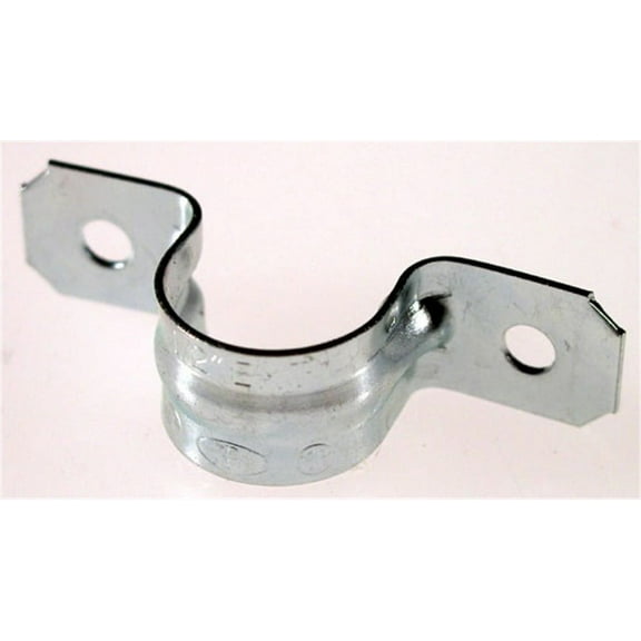 Halex 26166 Two Hole Electrical Metallic Tubing Straps, 2-In., 2-Pk. - Quantity 15