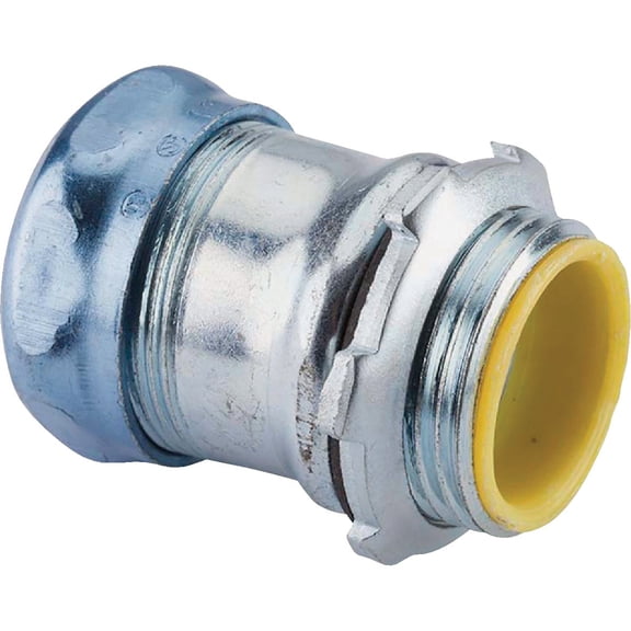 Halex 29252 0.75 in. Emt Steel Raintight Compression Connector with Insulated Throat
