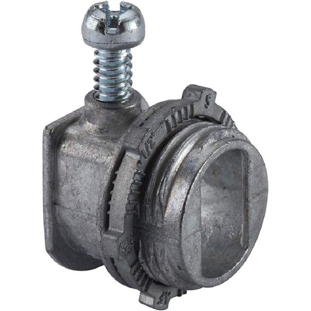 Halex, 3/8 in. Flexible Metal Conduit (FMC) Conduit Connector , 20581