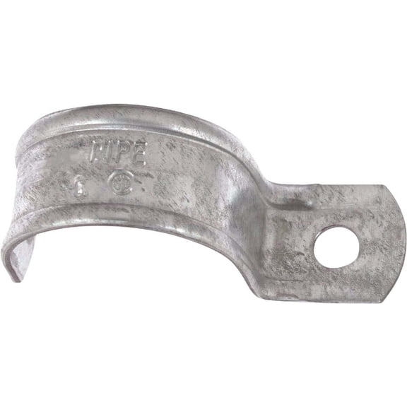 Halex 61105B 1/2 In. Rigid, IMC 1-Hole Push-On Strap Zinc-Plated - pack of 100