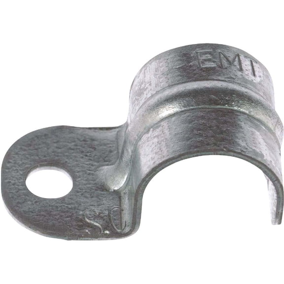 Halex 61507B Conduit Strap, Steel, Galvanized - pack of 100
