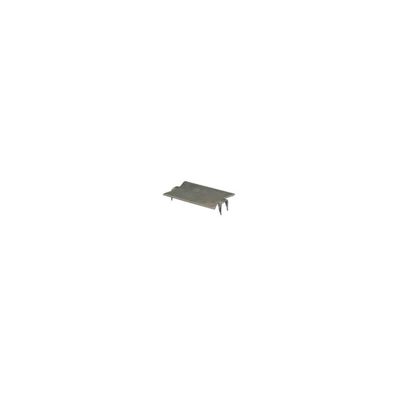 Halex 62800 Nail Plate, 1-1/2 in L, Steel, 2-1/2 in W