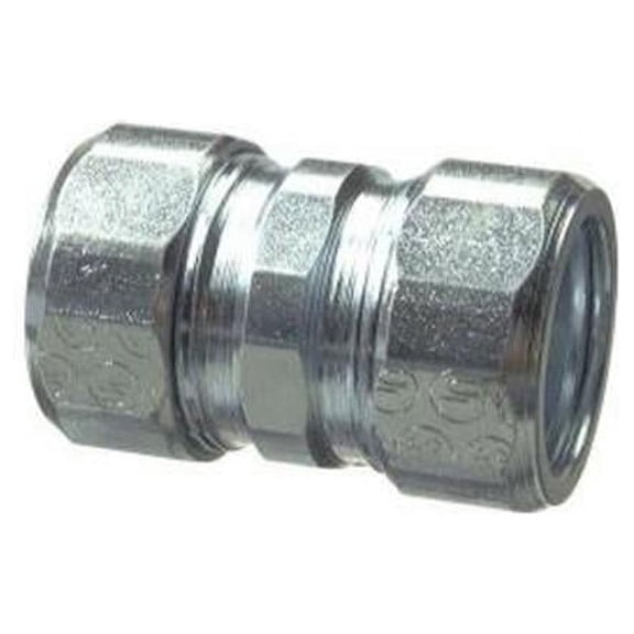 Halex 63620 Galvanized Steel Rigid Compression Coupling, 2 in.