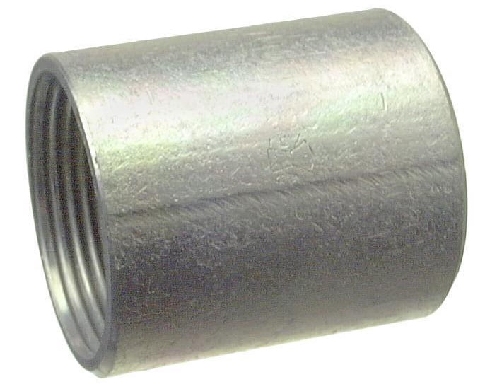 Halex 1-1/4 Inch Rigid Conduit Coupling - Galvanized Steel Fitting For IMC Or Threaded Rigid Conduit, UL Listed, 64012