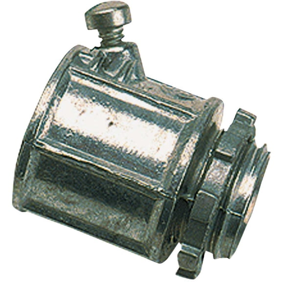 Halex Armored Cable/Conduit Connector 90481 - 1/2 In. Set Screw - 1 Piece