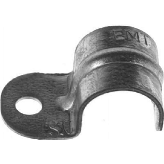 Halex 1/2 In. Click-On EMT 1-Hole Conduit Strap (4-Pack) 96151