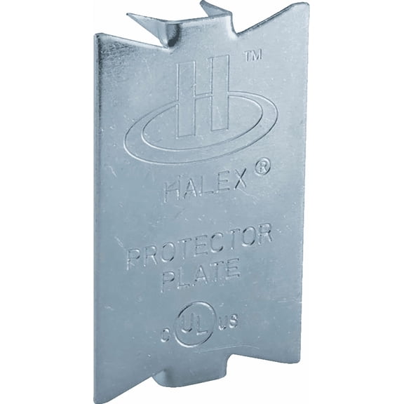 Halex Cable Protector Plate - Pack of 2  Indoor & Outdoor Use, NEC-Compliant