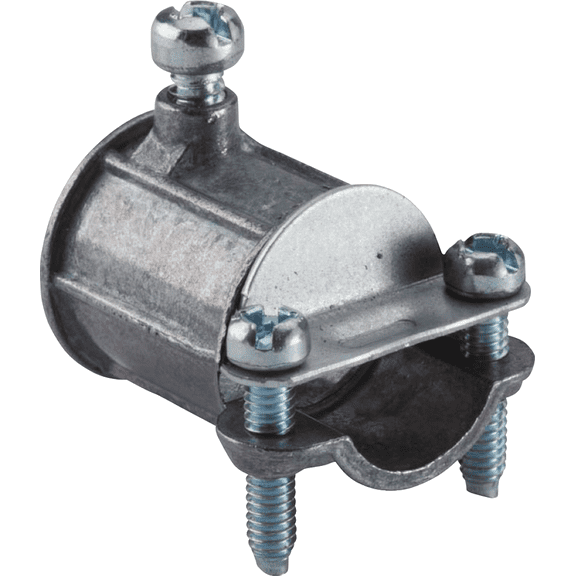 Halex Combination Set Screw Conduit Coupling - Single Pack Home & Garage Storage, Stackable Design