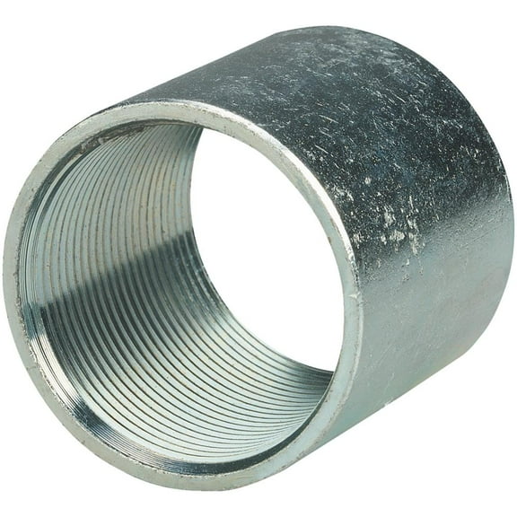 Halex Rigid Conduit Coupling DT100039 - Steel - 1-1/2 In, Pack Of 1