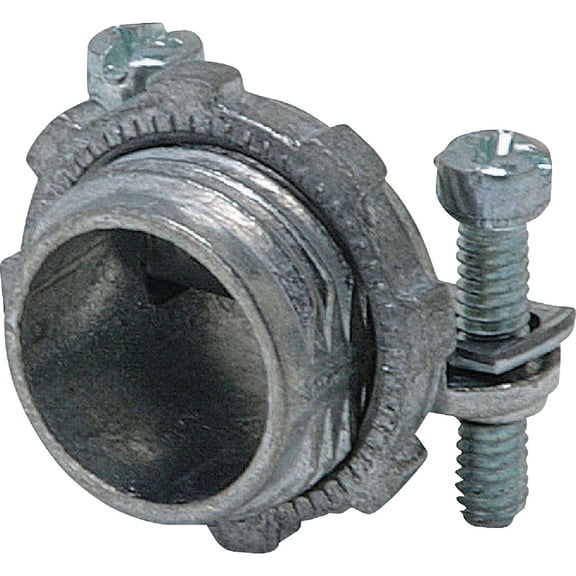 Halex Company Halex Die-Cast Zinc Box Connector - Pack of 6