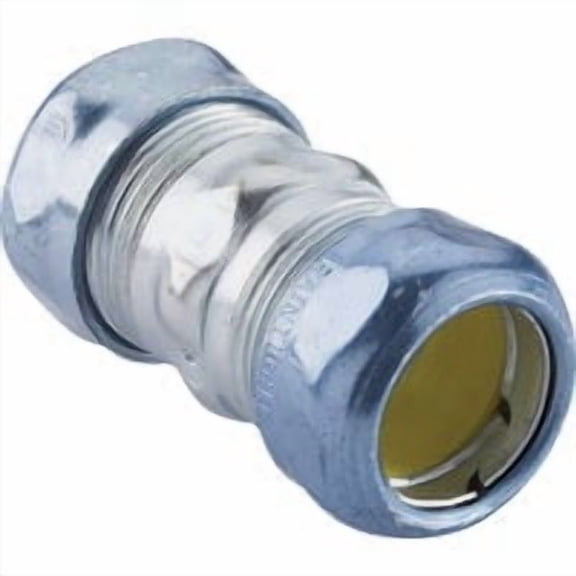 Halex Company Halex EMT Steel Compression Conduit Coupling - Pack of 2 Value Multipack