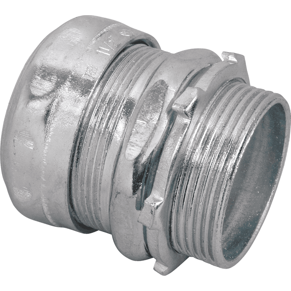 Halex EMT Conduit Connector - Pack of 4  Indoor & Outdoor Use, NEC-Compliant