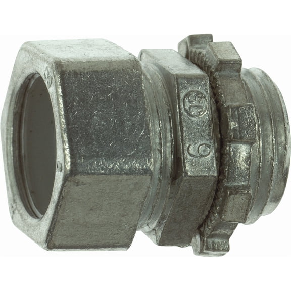 Halex EMT Conduit Connector - Pack of 4  Indoor & Outdoor Use, NEC-Compliant