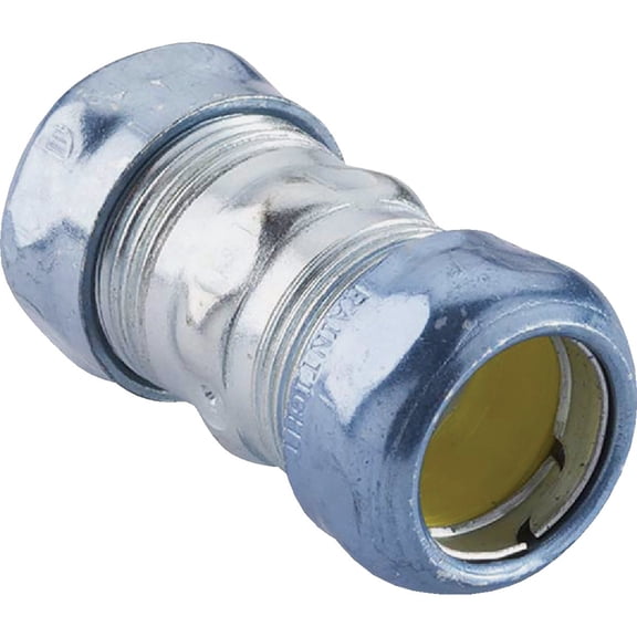 Halex EMT Steel Compression Conduit Coupling - Pack of 4