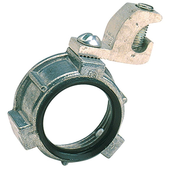 Halex Grounding Conduit Bushing Insulated Metallic - Zinc, Universal - 1-1/4 In.