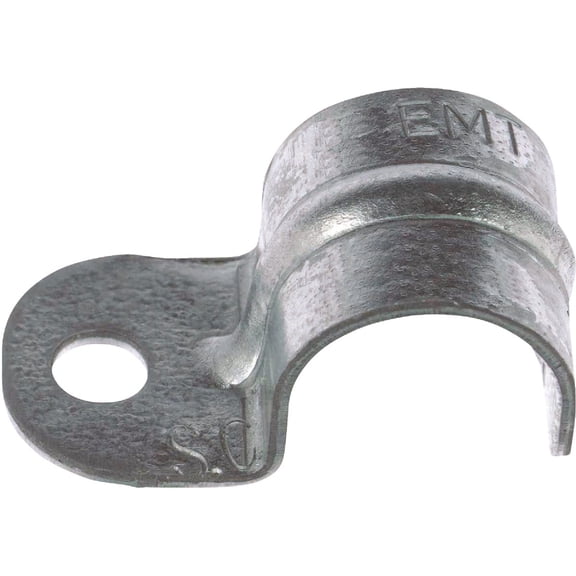 Halex Inch Electrical Metallic Tube EMT One Hole Straps 61507B 100 Per Pack