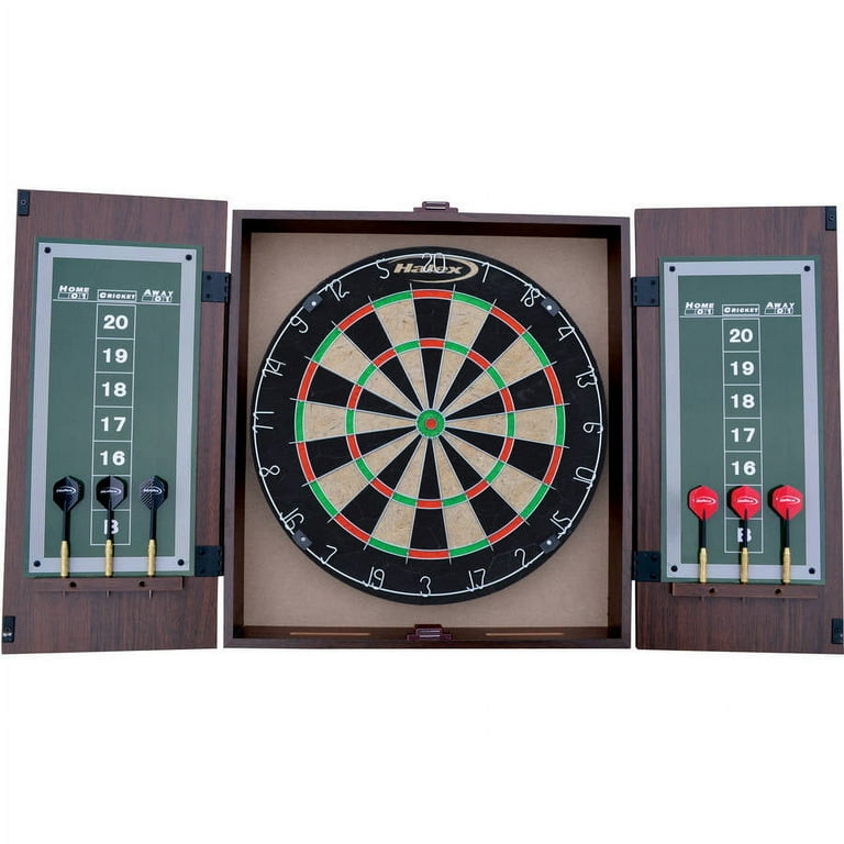 Halex Nottingham Bristle Dartboard with Cabinet Walmart