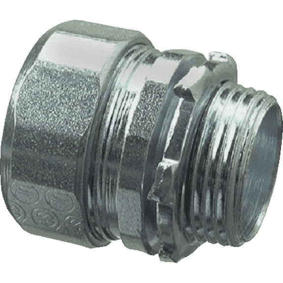 Halex Rigid Compression Conduit Connector - Pack of 12 Indoor & Outdoor Use, NEC-Compliant