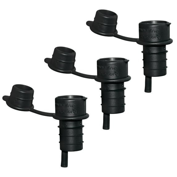 Haley's 5in1 Wine Corker Aerator Filter Pourer Re-Corker and Stopper 3 Pack